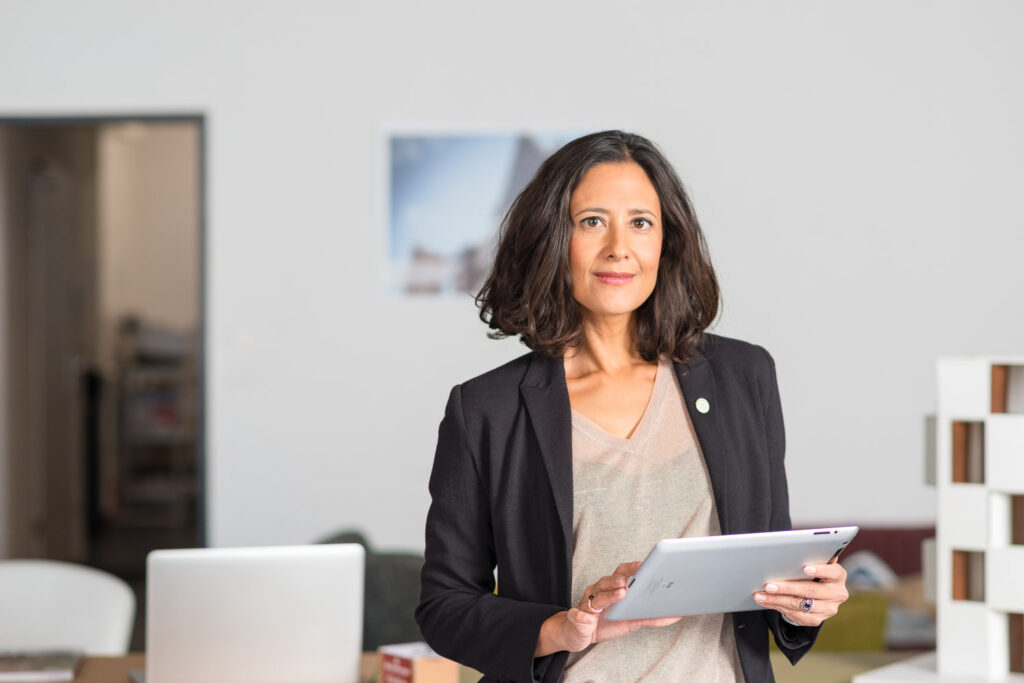 Architects in their office