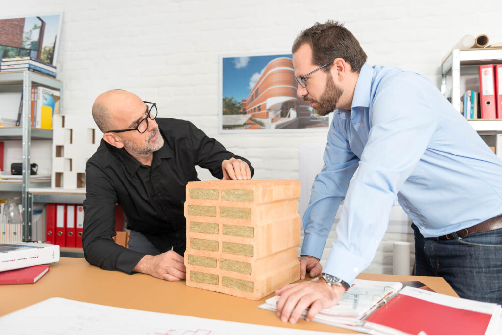 Architects in their office