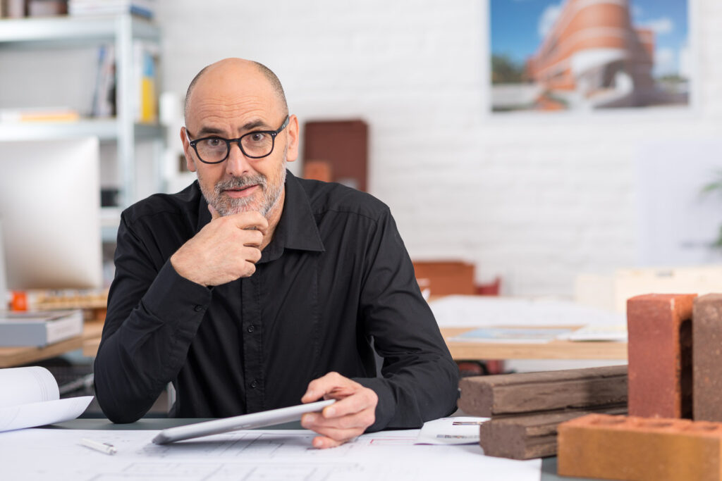 Architects in their office